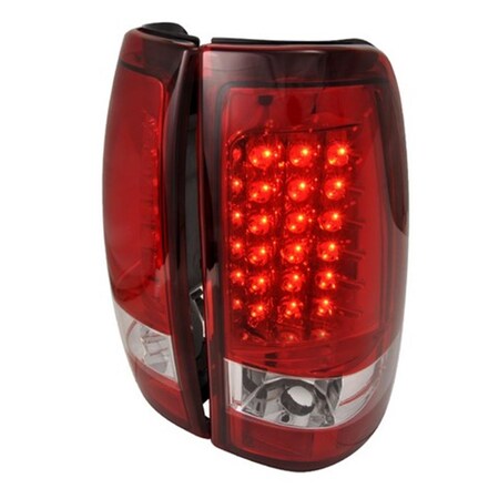 Overtime LED Tail Lights for 99 to 02 Chevrolet Silverado, Red - 11 x 20 x 22 in. OV2654328